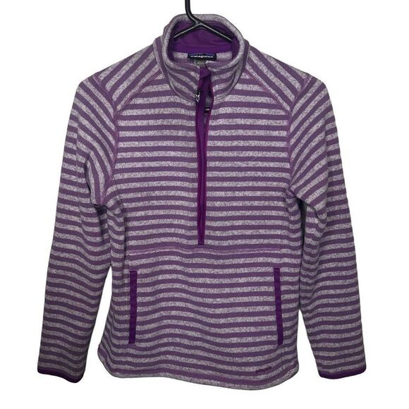 Patagonia Womens Better Sweater 1/2 Zip Purple Small - Picture 1 of 4